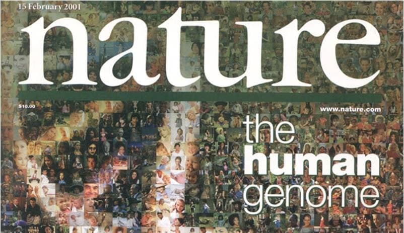2001年02月15日 人類基因體定序首度發表於Nature期刊