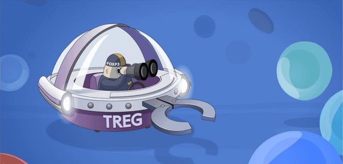 諾貝爾生理醫學獎坂口志文教授發現的調節性 T 細胞 （regulatory T cells, Treg）是免疫調節關鍵。（來源：The Nobel Committee）