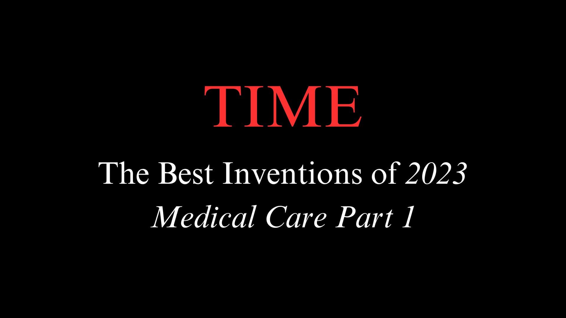 《TIME》時代雜誌 2023 年度最佳藥品清單出爐(上篇)